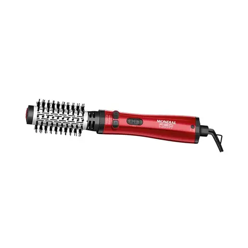 Escova Rotativa Mondial ERB-11-KR Vermelho Bivolt