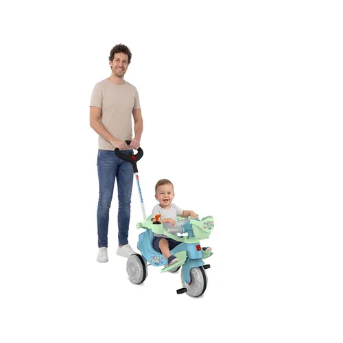 VeloBaby Bandeirante JoyPasseio Azul/Rosa