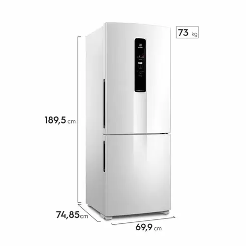 Geladeira Electrolux 490L Frost Free Inverter  Efficient com AutoSense Inverse (IB7)