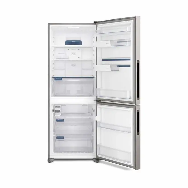 Geladeira Electrolux Frost Free Inverse 490L Inverter AutoSense Inox Look IB7S