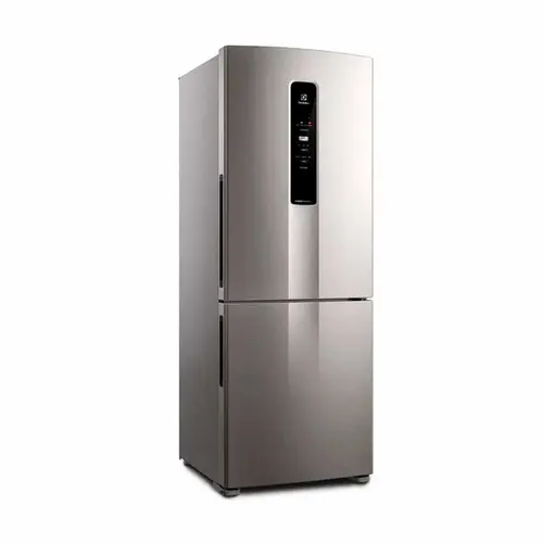 Geladeira Electrolux Frost Free Inverse 490L Inverter AutoSense Inox Look IB7S