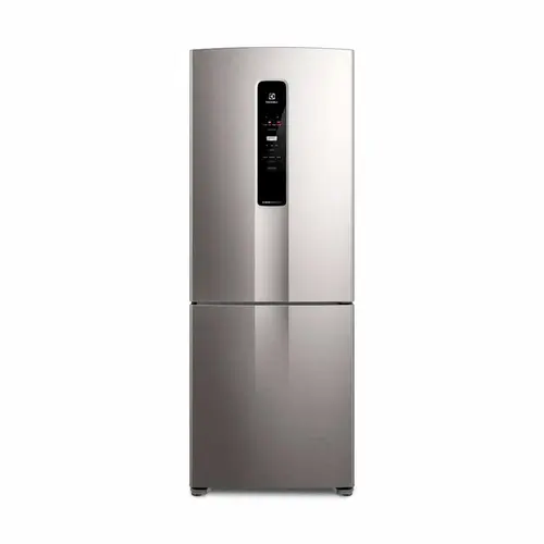 Geladeira Electrolux Frost Free Inverse 490L Inverter AutoSense Inox Look IB7S