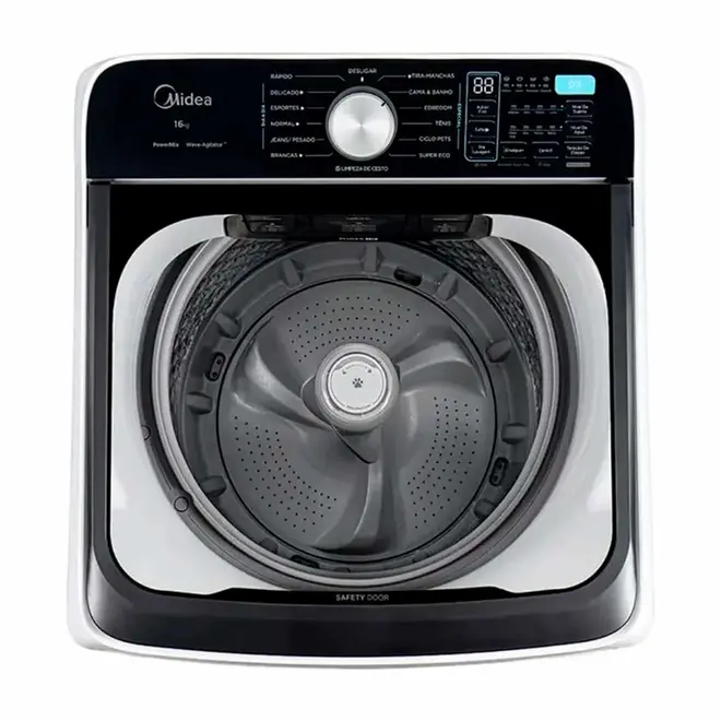 Máquina de Lavar Midea 16kg Wave Agitator Branca
