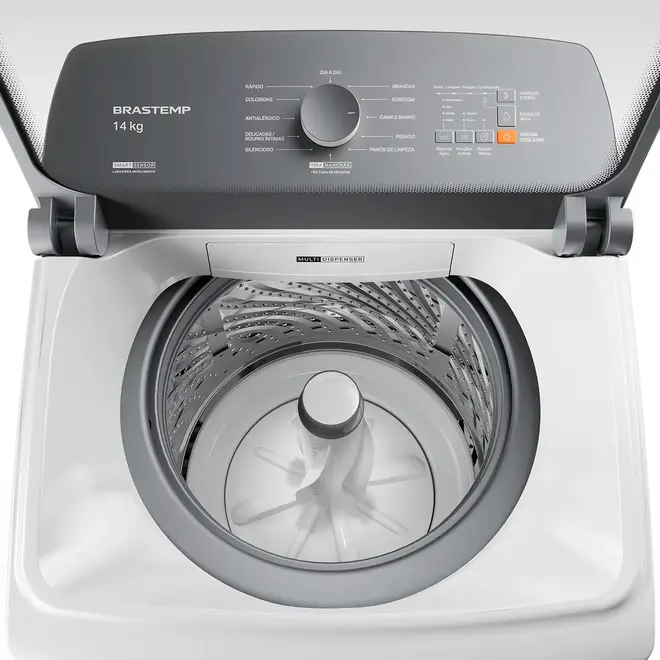 Máquina de Lavar 14kg Brastemp com Smart Sensor - BWJ14AB