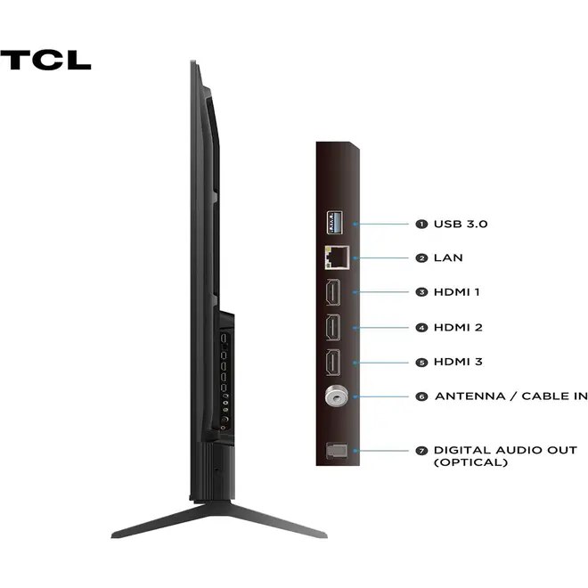 Smart TV TCL 75" QLED 4K 75T6C
