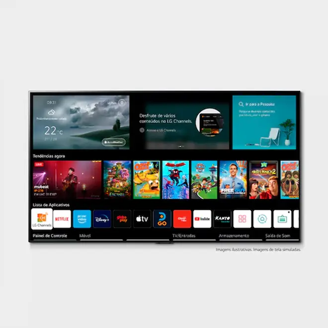 Smart TV LG LED UHD 4K 55" D73SA