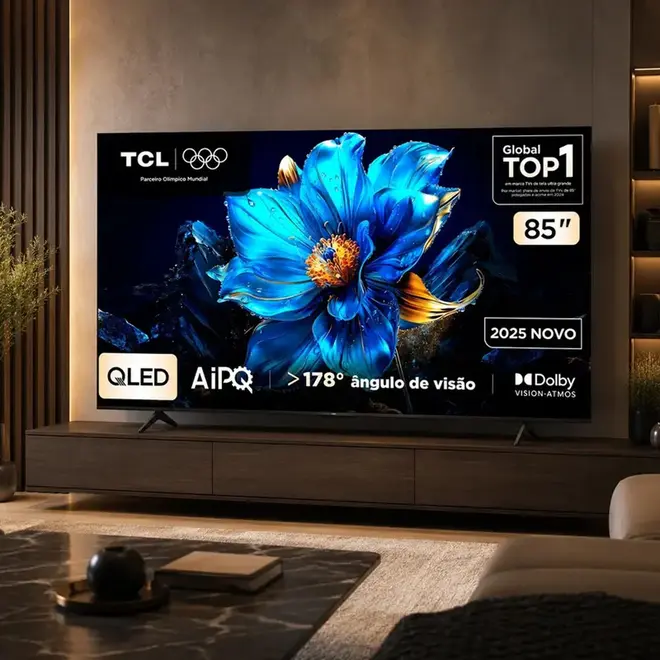Smart TV QLED Semp TLC 85" Google 85P7L