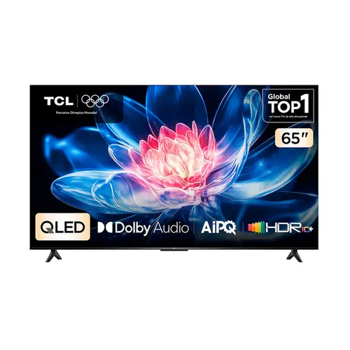 Smart TV TCL 65" Polegadas QLED 4K Google 65T6C