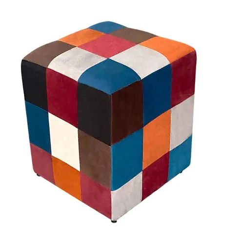 Puff Ortofirme Patchwork Sortido
