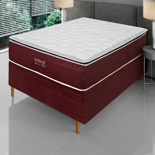 Cama Box Topazio Infinit Superl 198x200x62