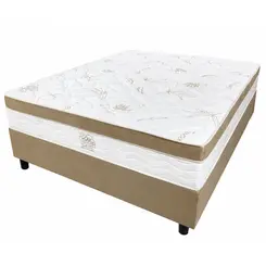 Cama Box Ley Soft Luxo Molas Ensacadas 193x203x70