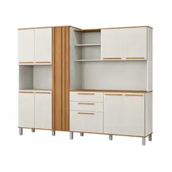 Kit Cozinha Topazio Leticia 10P e 2G 100% MDF
