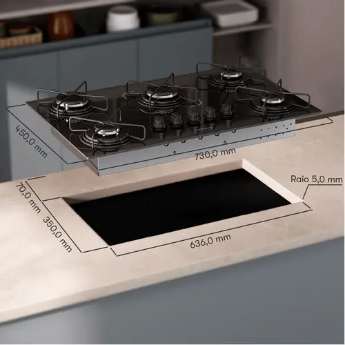 Cooktop Itatiaia Essencial 5 Bocas