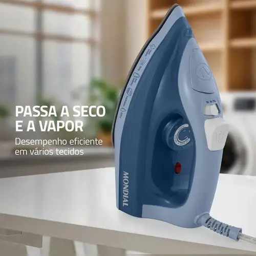 Ferro a Vapor Mondial 1800W FVN-02-BL
