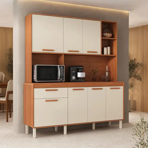 Kit de Cozinha Itatiaia Dunas 180cm 7 Portas 1 Gaveta