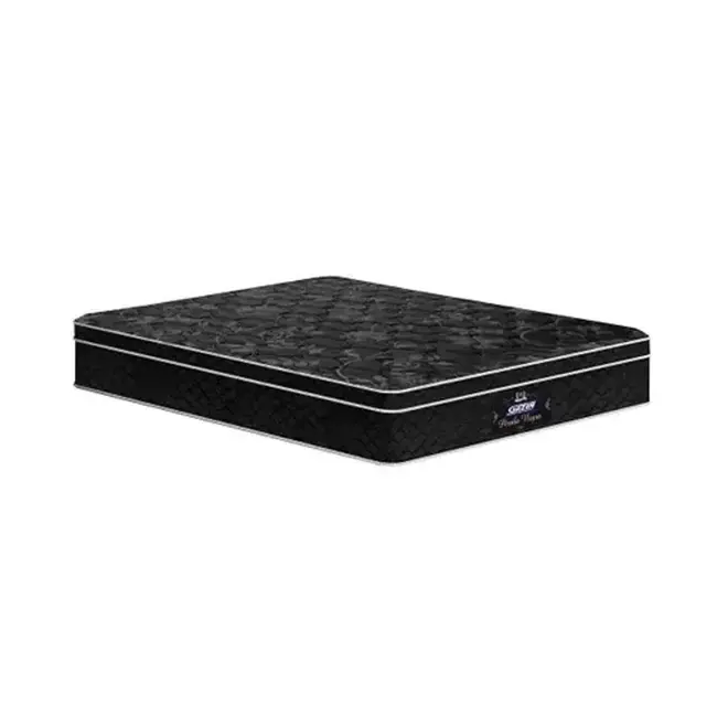 Cama Box Soft Diamante Negro Molas Ensacadas 193x203x76