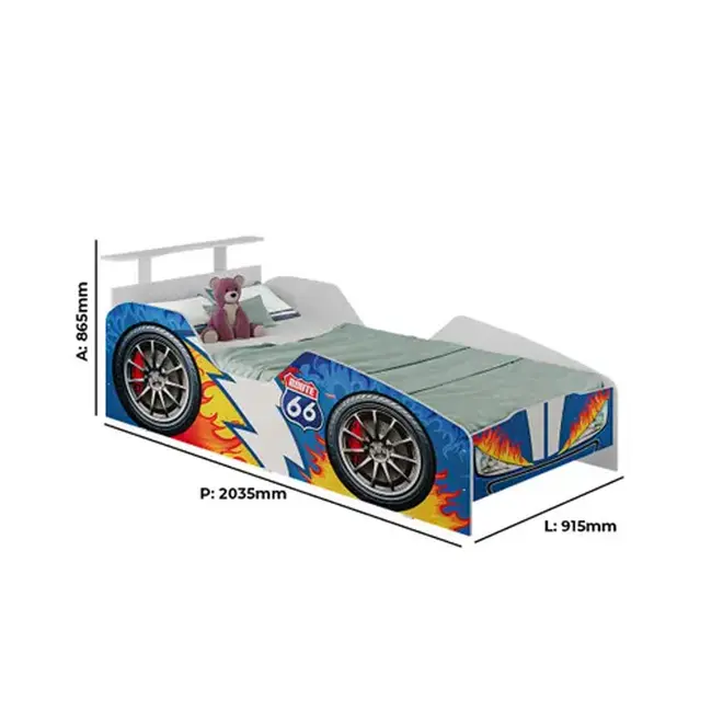 Cama Infantil Tuboarte Carro Veloz