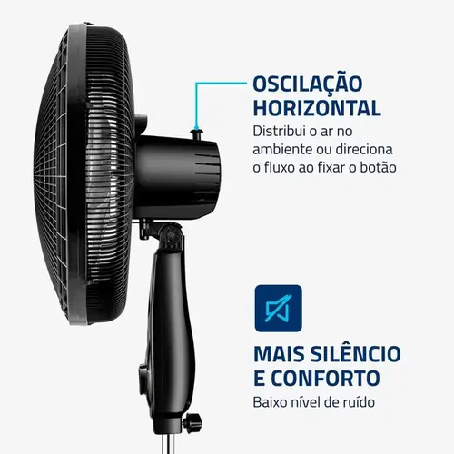 Ventilador Mondial Coluna 40cm VSP-40C-B 6P