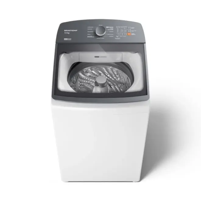 Máquina de Lavar 14Kg Brastemp Branca com Smart Sensor e Design Compacto - BWF14AB