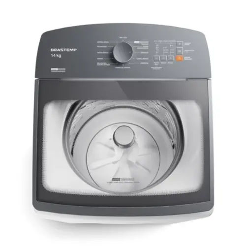 Máquina de Lavar 14Kg Brastemp Branca com Smart Sensor e Design Compacto - BWF14AB