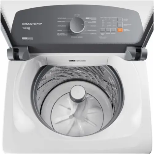Máquina de Lavar 14Kg Brastemp Branca com Smart Sensor e Design Compacto - BWF14AB