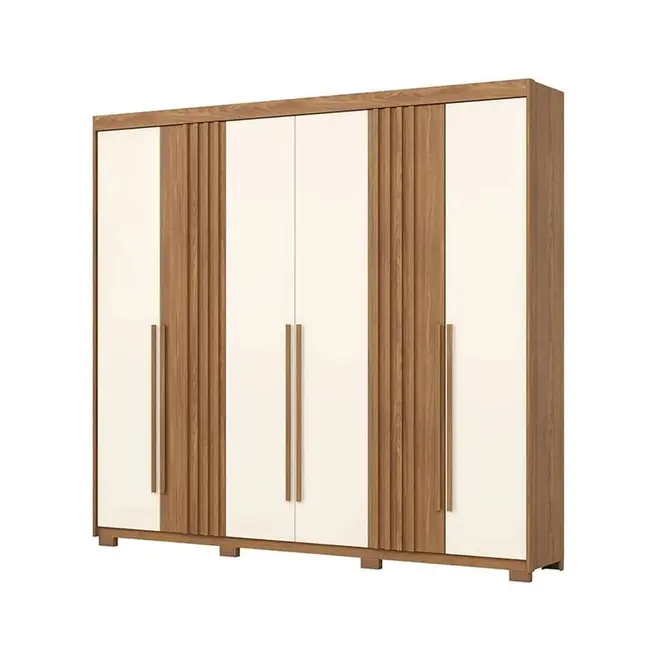Guarda Roupa Henn Norton Nature/OffWhite