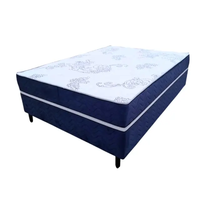 Cama Box Casal Softflex Gladiador Plus Molas Ensacadas 138x188x70cm