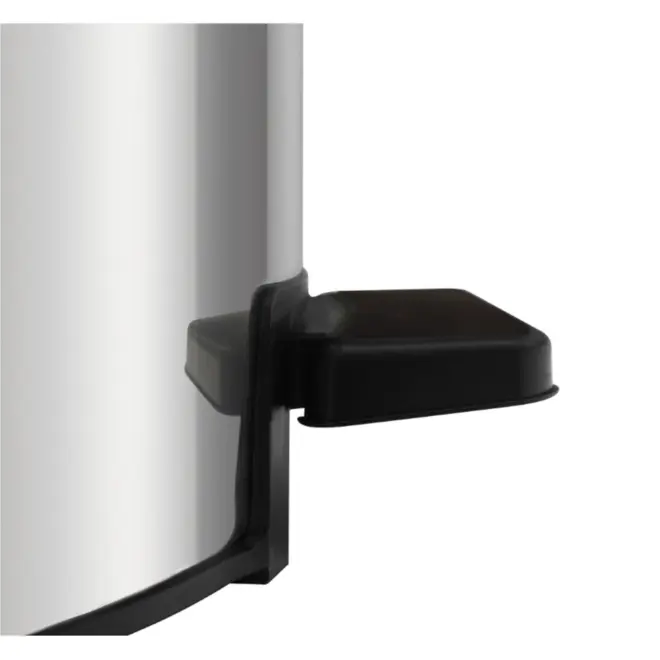 Lixeira com Pedal Tramontina Loop em Aço Inox com Acabamento Polido e Balde Interno 12 L
