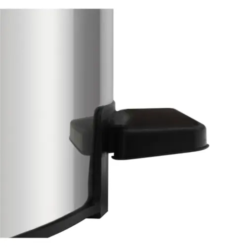 Lixeira com Pedal Tramontina Loop em Aço Inox com Acabamento Polido e Balde Interno 12 L