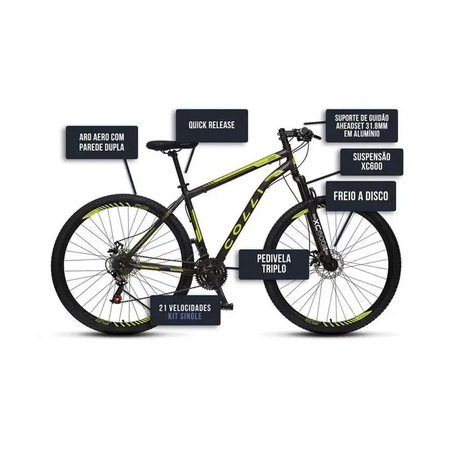 Bicicleta Colli Athena Aro 29