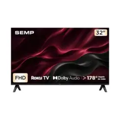 Smart TV 32" Semp Full HD LED 32S42R Roku